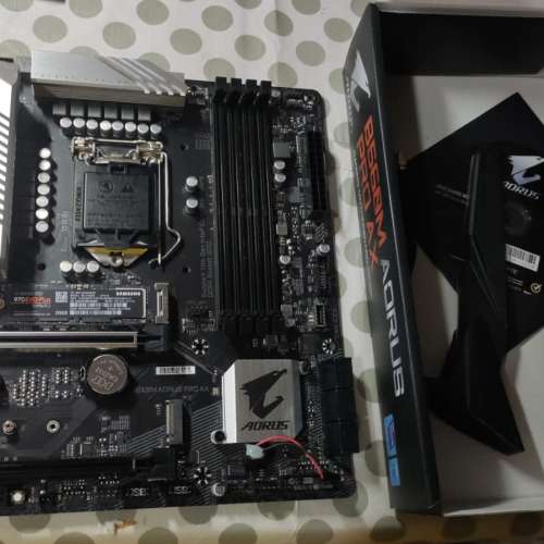 B560M AORUS PRO AX Micro ATX主板 ((正版Window11Home啟動碼)) Socket 1200