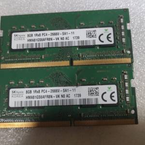 SK海力士 DDR4 2666 8x2 Notebook Ram 16GB