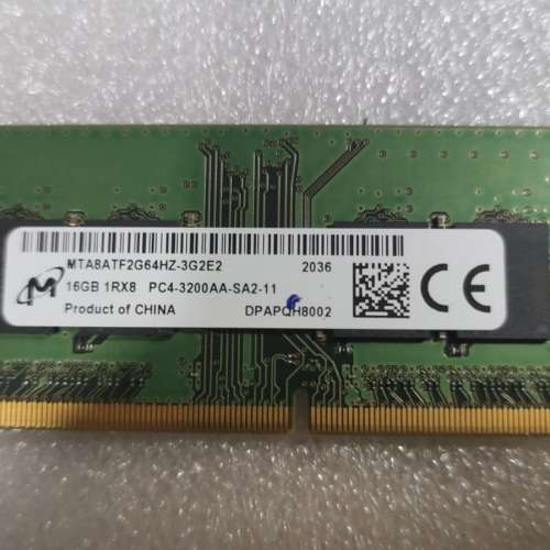 Micron technology DDR4 3200 Notebook Ram 16GB