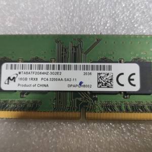Micron technology DDR4 3200 Notebook Ram 16GB