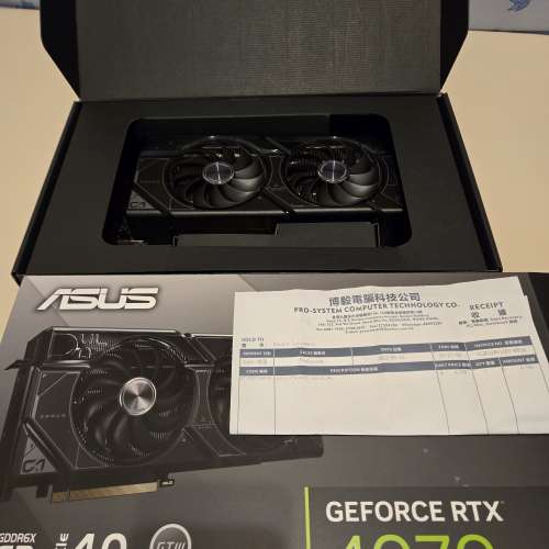 Asus RTX 4070 Dual 12GB