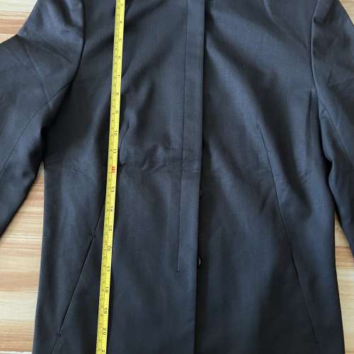 Mastina 薄身長袖西裝褸34碼/MASTINA 黑色圓領外套