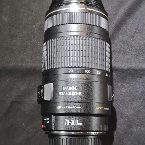 canon 70-300 IS USM EF 佳能 70mm 300mm 70 300 鏡片通透冇花 送filter 功能全正...