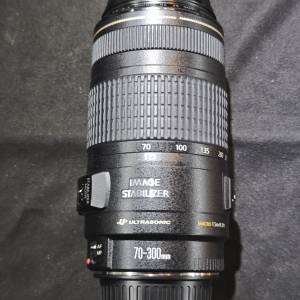 canon 70-300 IS USM EF 佳能 70mm 300mm 70 300 鏡片通透冇花 送filter 功能全正...