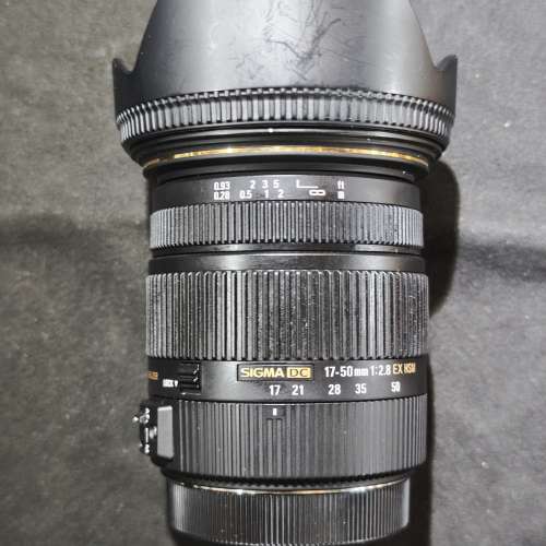 sigma 17-50/2.8 OS HSM DC 適馬 17mm 50mm 17 50 for  佳能 canon EFS 冇盒冇單冇...