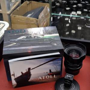 LOMOGRAPHY ART LENS ATOLL ULTRA WIDE 17MM F2.8 BLACK 95% NEW FULL SET