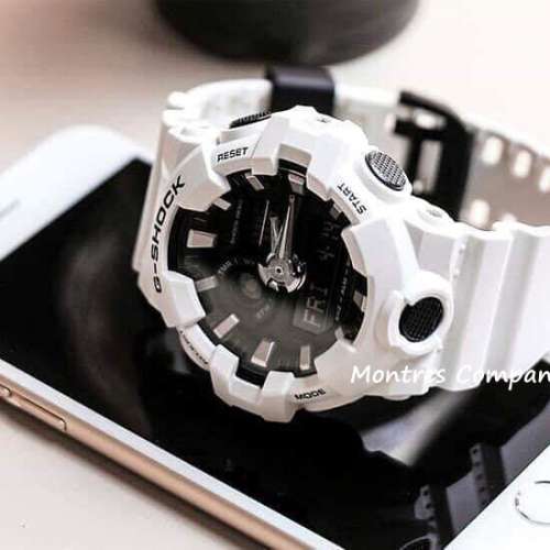 Montres Company香港註冊公司(26年老店) 卡西歐 CASIO G-Shock 五年電池 白武士 白...