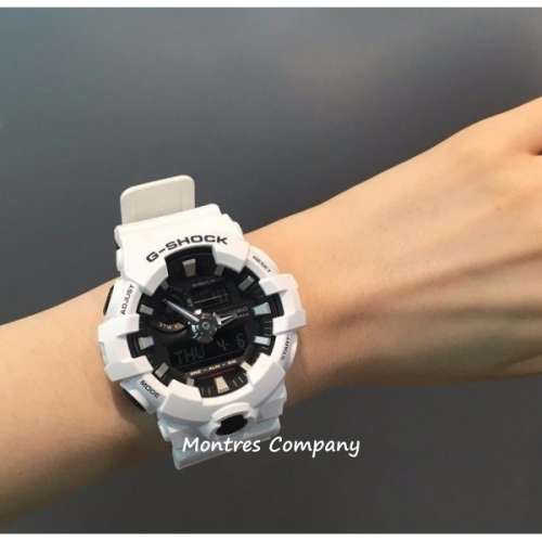 Montres Company香港註冊公司(26年老店) 卡西歐 CASIO G-Shock 五年電池 白武士 白...
