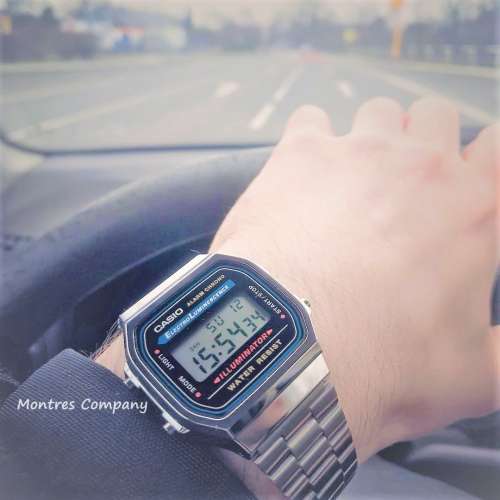 Montres Company香港註冊公司(28年老店)卡西歐 CASIO經典跳字 復古風 七年電池壽命 ...