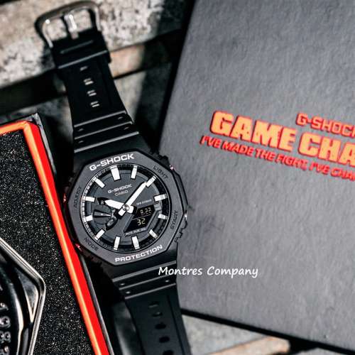 Montres Company香港註冊公司(26年老店) CASIO G-SHOCK 200米防水 碳纖維防護 黑色...