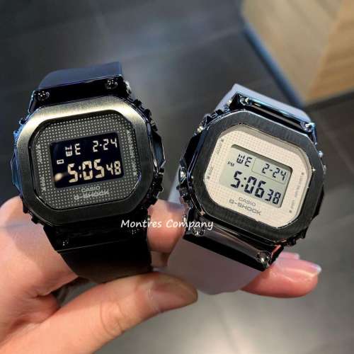 Montres Company 香港註冊公司 (28年老店) G-Shock卡西歐 CASIO黑色 透明錶帶 GM-S...