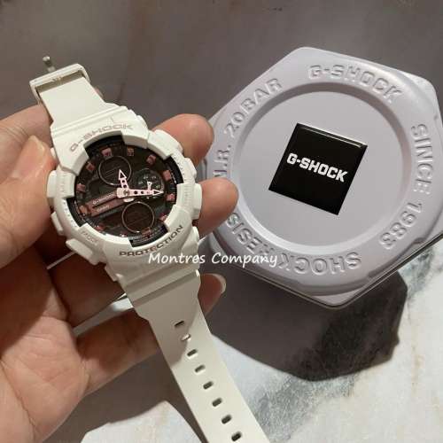Montres Company香港註冊公司(28年老店) 卡西歐 G-Shock 防磁 200米防水 白配閃粉...