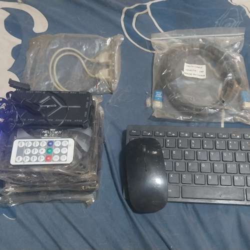 全新ATX電腦機箱，DDR4 8GB RAM，USB藍牙5.3，藍牙耳機，無線鍵鼠，HDMI+DP線，接...