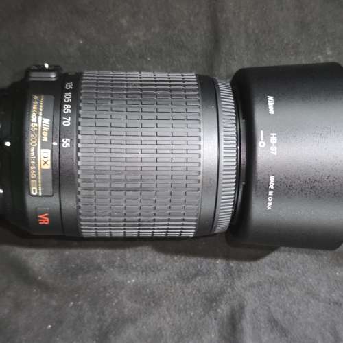 Nikon 55-200 G VR AF-S AFS 尼康 55mm 200mm DX 55 200  冇盒冇單冇證有罩 鏡片通...