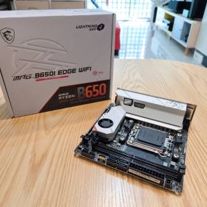 MSI B650I Edge ITX Motherboard 底板 for AMD Ryzen