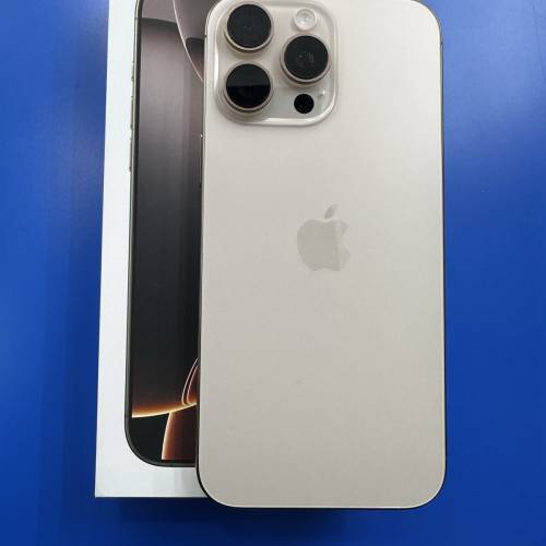 iphone 16 pro max 256gb 香港行貨 9成九新 今年四月購買+care一年保到4月27年 電池...