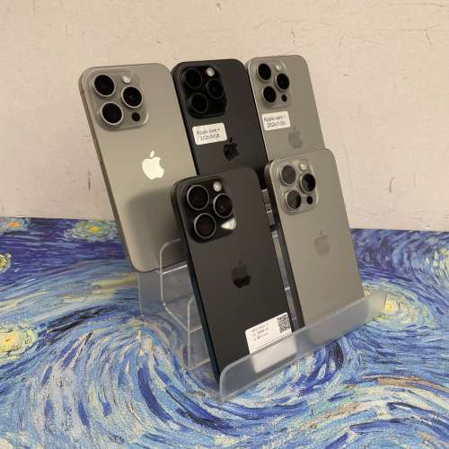 🔥高質素Apple iPhone 15 pro系列🔥/香港行貨✨/❤️完美靚機❤️/128,512gb/黑色🖤...