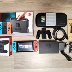 99%新Nintendo Switch 全套送超多配件