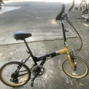 代友出售 二手 MOUSE 20" Folding Bike  摺合單車 泊街 代步單車 (請看內文)  HK$1...
