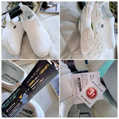 全新！日本Nagaileben Hyper Jumper 白色鞋 波鞋 shoes 36