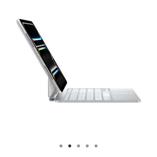 Apple iPad Magic Keyboard 11吋 白色 行貨 99%新 只系一面皮位有咖啡漬（圖4） 所...