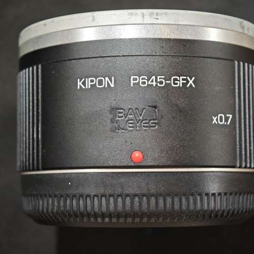 KIPON P645 GFX  XO.7  減焦增光環  P645 鏡頭 Pentax  645 轉 富士 G 機身 GF GFX ...