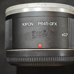 KIPON P645 GFX  XO.7  減焦增光環  P645 鏡頭 Pentax  645 轉 富士 G 機身 GF GFX ...