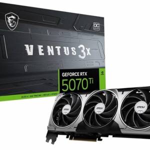 100% new sealed #zk MSI GeForce RTX 5070 Ti 16G Ventus 3X OC Graphics Card