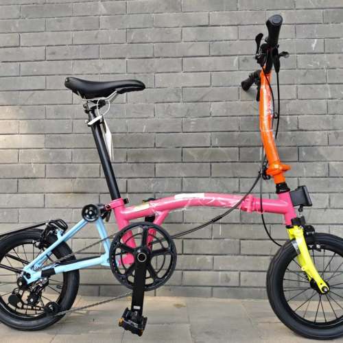 佰客 Bike’s NANO 3速 14吋鉻鉬鋼折叠車 送前後蛙燈叮叮