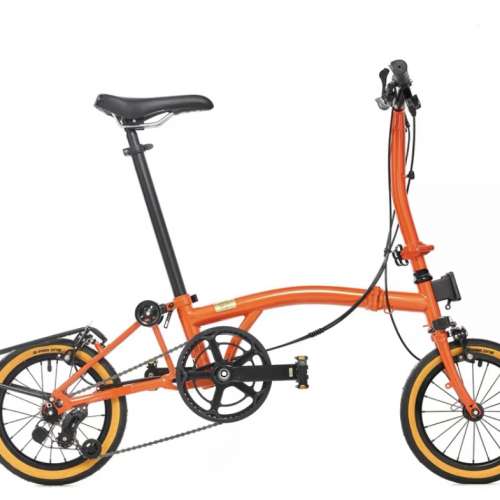 佰客 Bike’s NANO 3速 14吋鉻鉬鋼折叠車 送前後蛙燈叮叮