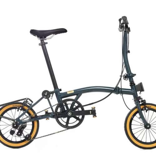 佰客 Bike’s NANO 3速 14吋鉻鉬鋼折叠車 送前後蛙燈叮叮