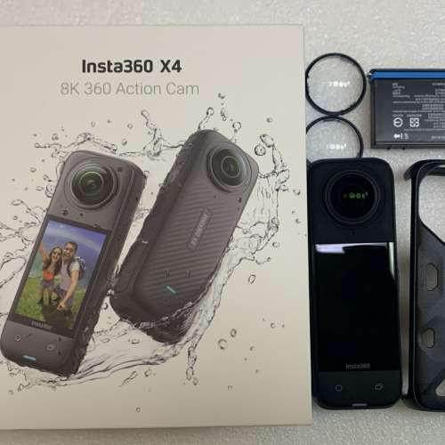 [觀塘實體店] 二手 Insta360 X4 (連控溫握套) 行貨保養到2026年4月 *S72277* | Ins...