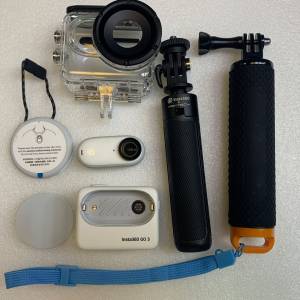 [觀塘實體店] 二手 Insta360 Go3 128GB (連潛水殼+浮水自拍棍) 行貨 *S98547* | In...