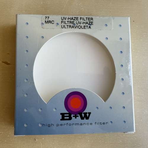 B+W 77mm filter MRC UV-HAZE
