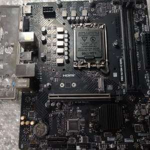 MSI PRO H610M-E DDR4 Micro-ATX 主版 Socket 1700 支援 12至14代 CPU