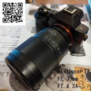 Repair Cost Checking For Sony FE ZEISS Distagon T* 35mm F/1.4 ZA Lens Cleaning