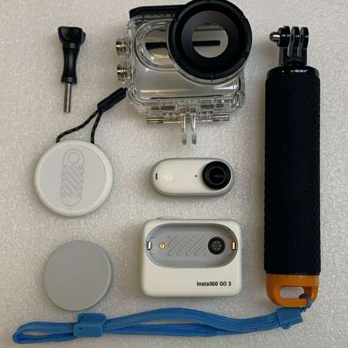 [觀塘實體店] 二手 Insta360 Go3 128GB (連潛水殼+浮水自拍棍) 行貨 *S98547* | In...