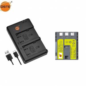 DSTE BP-2L5, BP-2LH, NB-2, NB-2LH Lithium-Ion Battery With Dual USB Charger