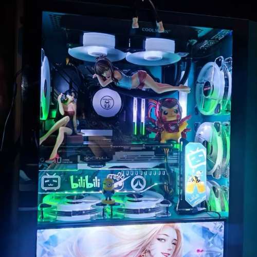Gaming PC 電競Intel® Xeon® 至强 打機/剪片電腦主機，高配 512G SSD固態高速硬...