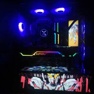 第 7代 Intel® Core™ i7 7700處理器 台式電競RGB 電腦主機，高配16G 記憶體，4G獨...