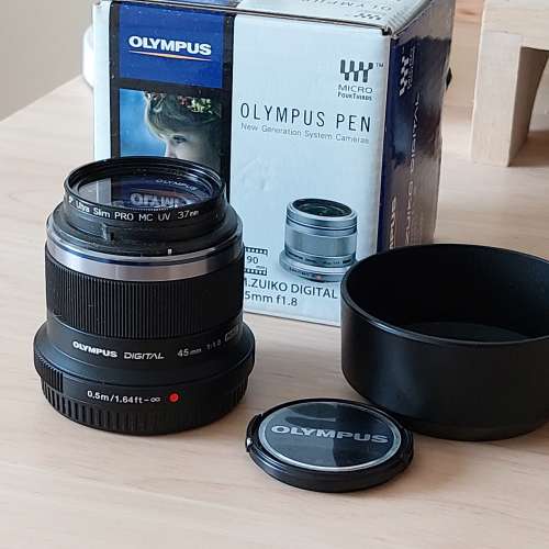 Olympus M43 45mm f1.8 黑色版本