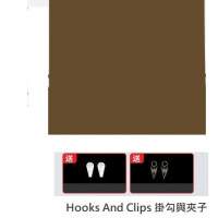 3m(W) X 2m(H) Ins Backdrop With Hooks And Clips Set - Brown 啡色背景布