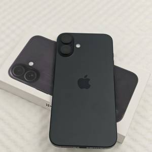 90%新港行iPhone16plus 128gb黑色