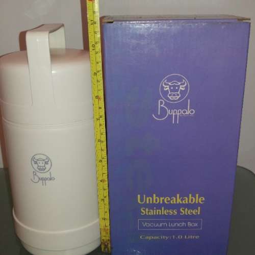 全新 牛頭牌 真空保温飯壼 BUPPALO UNBREAKABLE STAINLESS STEEL VACUUM LUNCH BOX...