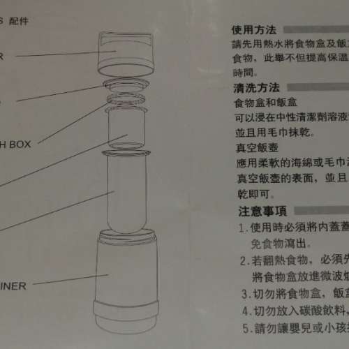 全新 牛頭牌 真空保温飯壼 BUPPALO UNBREAKABLE STAINLESS STEEL VACUUM LUNCH BOX...