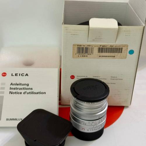 Leica M35/1.4 Summilux asph Silver (11883) - 99% new