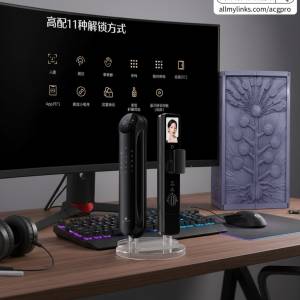 德施曼密碼鎖指紋鎖家用防盜門3D人臉識別智能鎖感應鎖R9雲台版