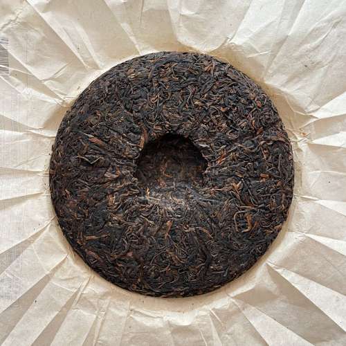 2008年勐庫戎氏喬木王戎加升茶人督造雲南普洱茶老生餅500克
