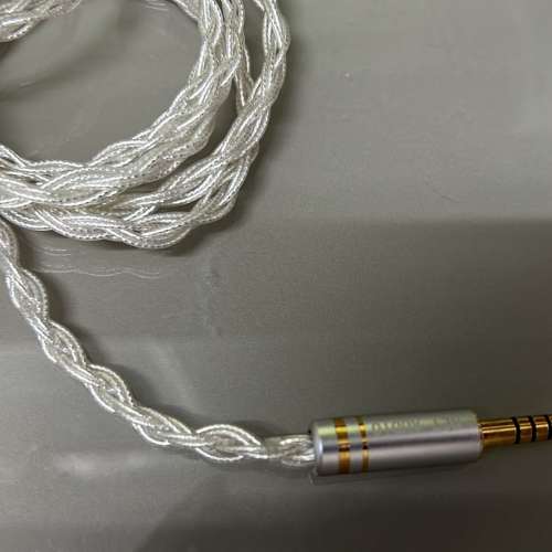 (日本耳機升級線材物料)TOKUGAWA-JP之純銀經冷凍處理-156℃及72時間鍊製渡鈀，8股日...