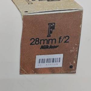 ( 全球唯一全新貨品）Vintage Nikkor 28mm f/2 Lens
